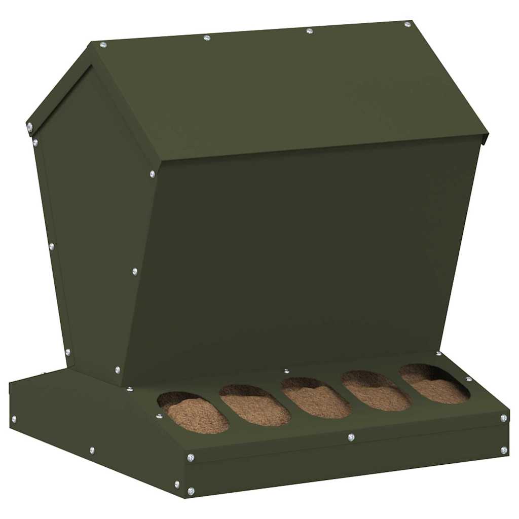 Feeder per pollo Verde oliva 40 x 40 x 45 cm 874679