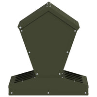 Feeder per pollo Verde oliva 40 x 40 x 45 cm 874679