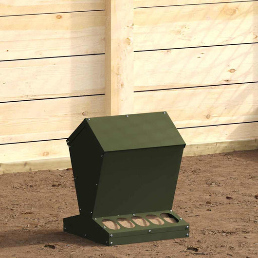 Feeder per pollo Verde oliva 30 x 30 x 39 cm 874682