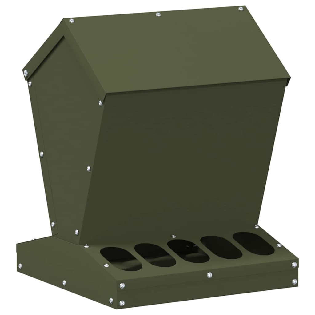 Feeder per pollo Verde oliva 30 x 30 x 39 cm 874682