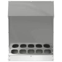 Feeder per pollo Argento 30 x 30 x 39 cm Acciaio zincato 874683