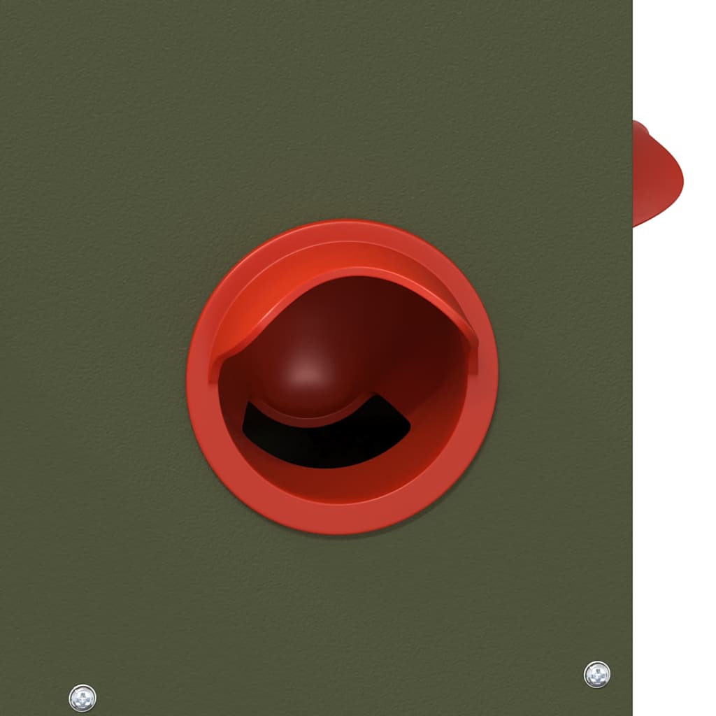 Feeder per pollo Verde oliva 32,5 x 20,5 x 43 cm 874685