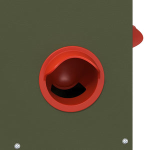 Feeder per pollo Verde oliva 32,5 x 20,5 x 43 cm 874685