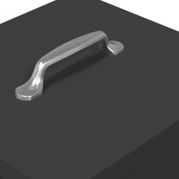 Mangiatore a Pedale per Pollo Nero 25 x 42 x 40 cm 874687