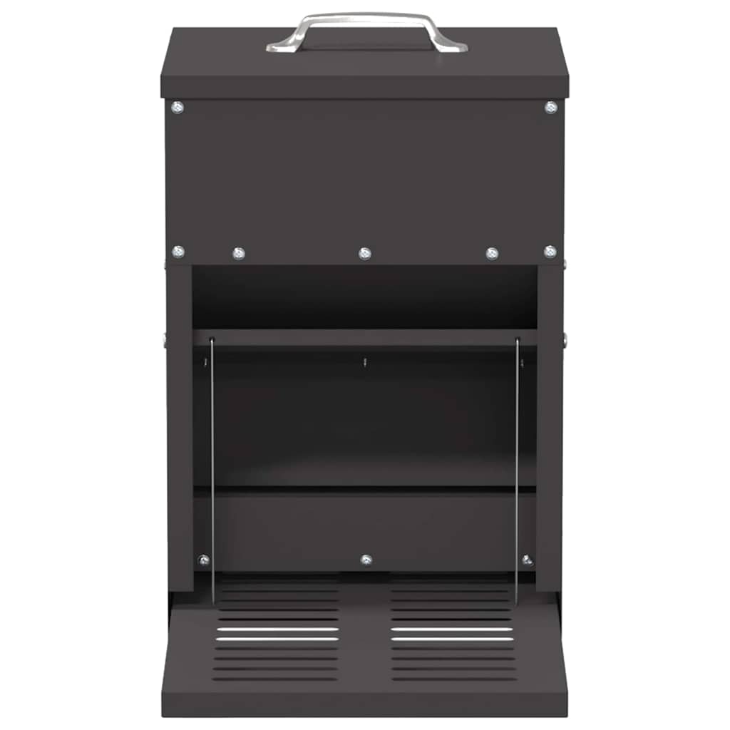 Mangiatore a Pedale per Pollo Nero 25 x 42 x 40 cm 874687