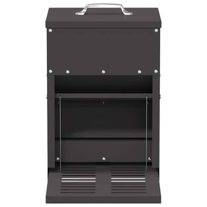 Mangiatore a Pedale per Pollo Nero 25 x 42 x 40 cm 874687
