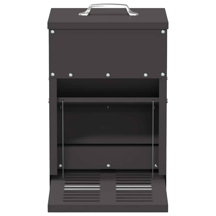 Mangiatore a Pedale per Pollo Nero 25 x 42 x 40 cm 874687
