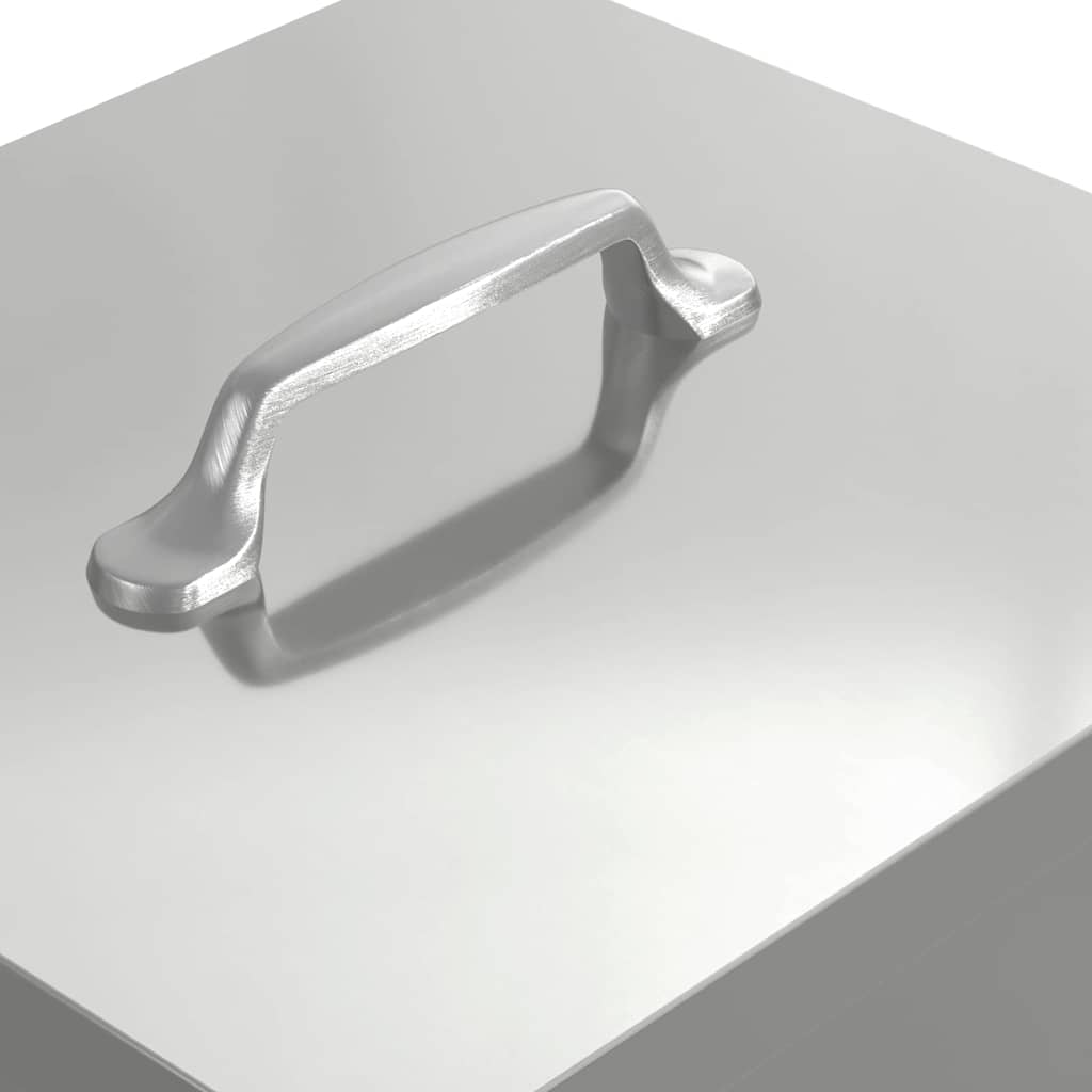 Mangiatore a Pedale per Pollo Argento 25 x 42 x 40 cm 874689