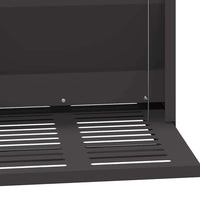 Mangiatore a Pedale per Pollo Nero 25 x 42 x 40 cm 874690