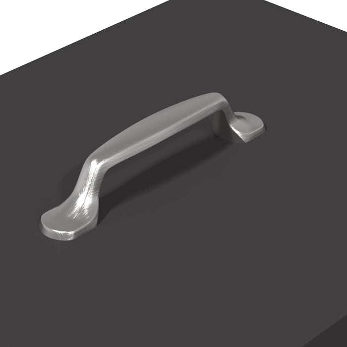 Mangiatore a Pedale per Pollo Nero 25 x 42 x 40 cm 874690