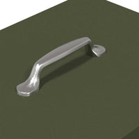 Mangiatore a Pedale per Pollo Verde oliva 25 x 42 x 40 cm 874691