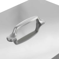 Mangiatore a Pedale per Pollo Argento 25 x 42 x 40 cm 874692