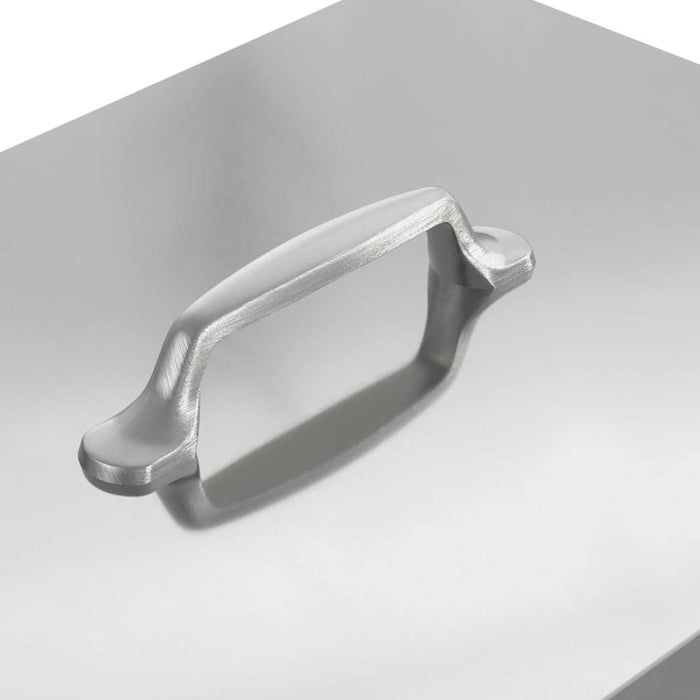 Mangiatore a Pedale per Pollo Argento 25 x 42 x 40 cm 874692