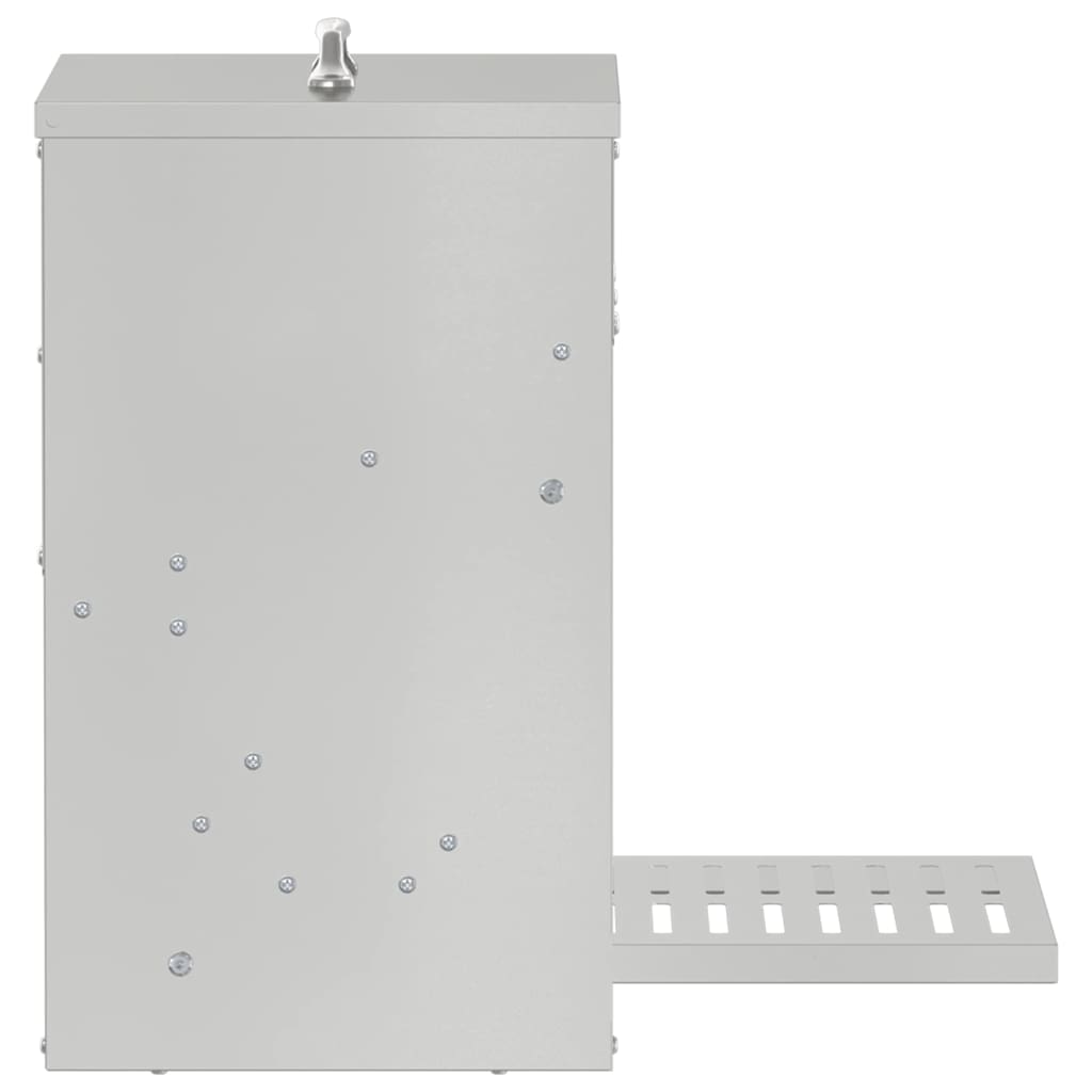 Mangiatore a Pedale per Pollo Argento 25 x 42 x 40 cm 874692