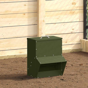 Feeder per pollo Verde oliva 20 x 25 x 35 cm 874694