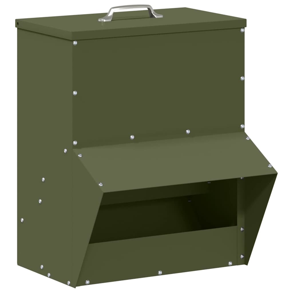 Feeder per pollo Verde oliva 20 x 25 x 35 cm 874694