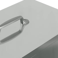 Feeder per pollo Argento 20 x 25 x 35 cm Acciaio zincato 874695