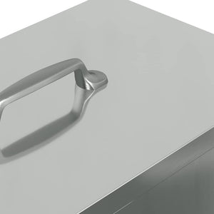 Feeder per pollo Argento 20 x 25 x 35 cm Acciaio zincato 874695