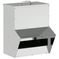 Feeder per pollo Argento 20 x 25 x 35 cm Acciaio zincato 874695
