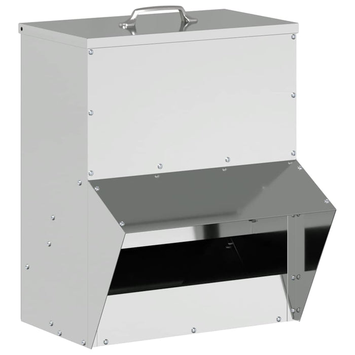 Feeder per pollo Argento 20 x 25 x 35 cm Acciaio zincato 874695