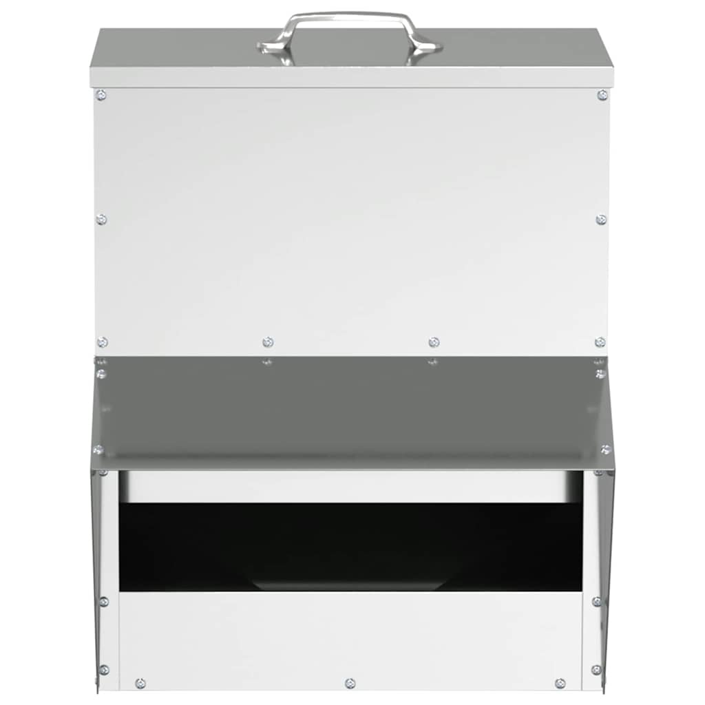 Feeder per pollo Argento 20 x 25 x 35 cm Acciaio zincato 874695