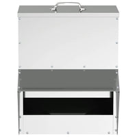 Feeder per pollo Argento 20 x 25 x 35 cm Acciaio zincato 874695