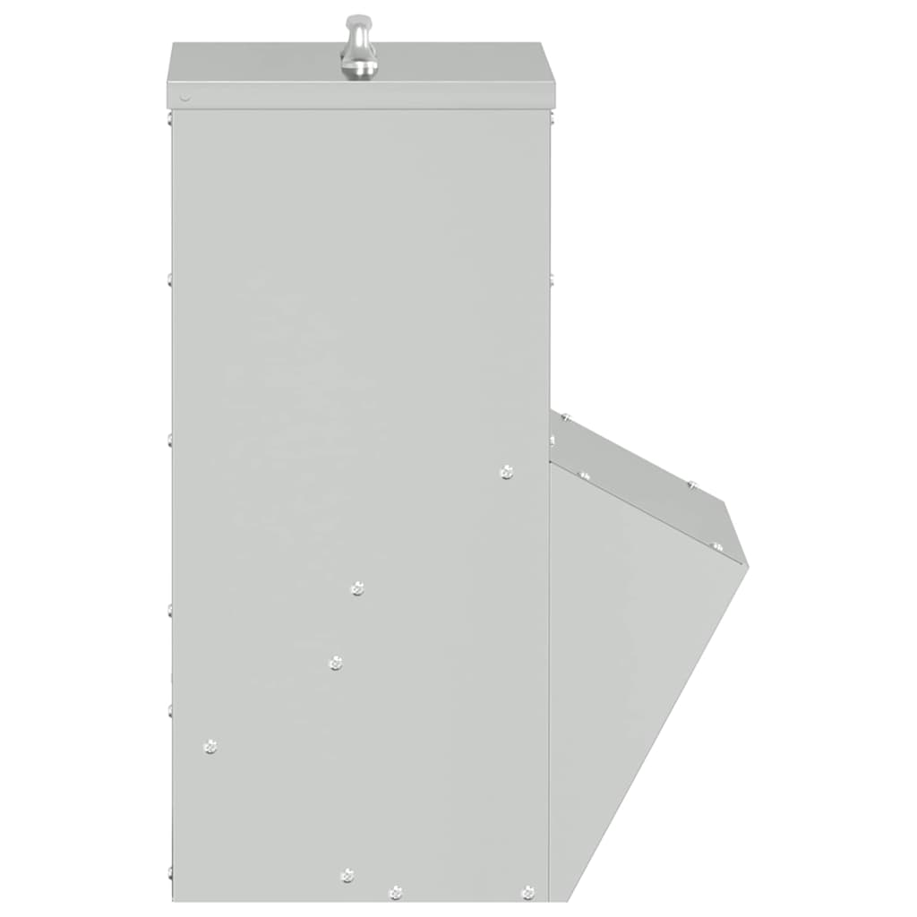 Feeder per pollo Argento 20 x 25 x 35 cm Acciaio zincato 874695