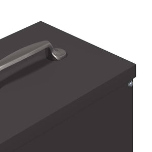 Feeder per pollo Nero 20 x 25 x 35 cm Acciaio laminato a freddo 874696