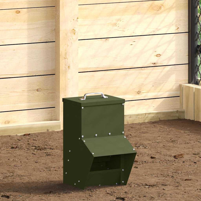 Feeder per pollo Verde oliva 20 x 25 x 35 cm 874697
