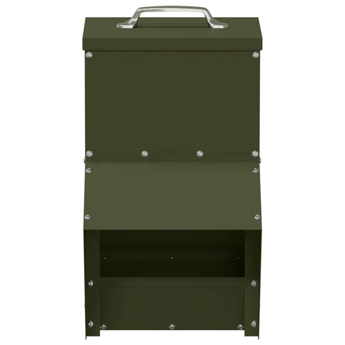 Feeder per pollo Verde oliva 20 x 25 x 35 cm 874697