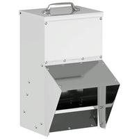 Feeder per pollo Argento 20 x 25 x 35 cm Acciaio zincato 874698