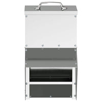 Feeder per pollo Argento 20 x 25 x 35 cm Acciaio zincato 874698