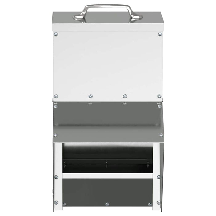 Feeder per pollo Argento 20 x 25 x 35 cm Acciaio zincato 874698