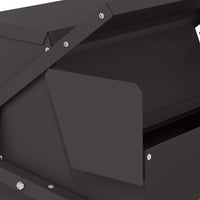 Mangiatore a Pedale per Pollo Nero 50 x 40 x 29 cm 874699