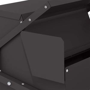 Mangiatore a Pedale per Pollo Nero 50 x 40 x 29 cm 874699