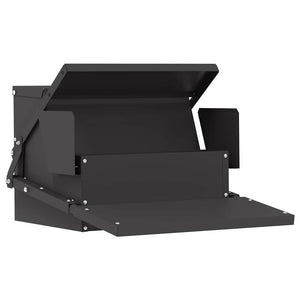 Mangiatore a Pedale per Pollo Nero 50 x 40 x 29 cm 874699
