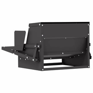 Mangiatore a Pedale per Pollo Nero 50 x 40 x 29 cm 874699