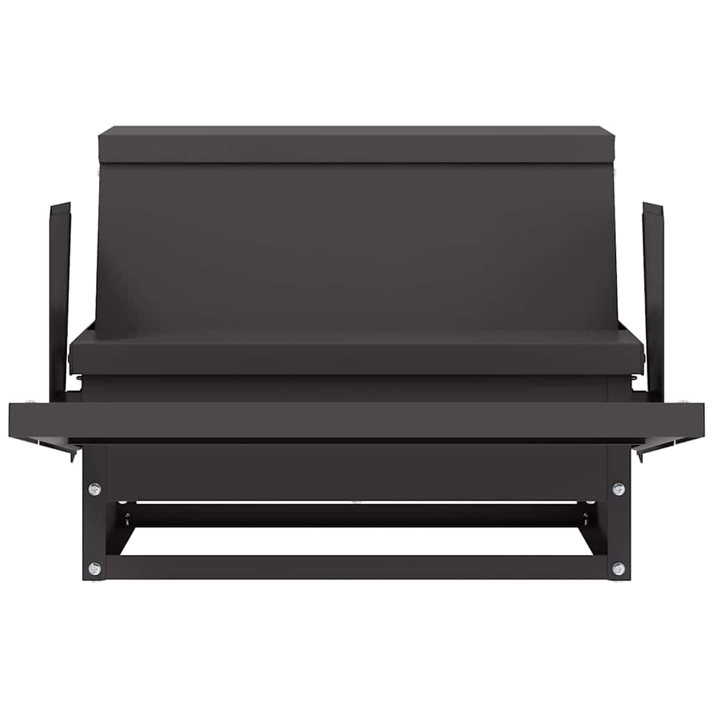 Mangiatore a Pedale per Pollo Nero 50 x 40 x 29 cm 874699