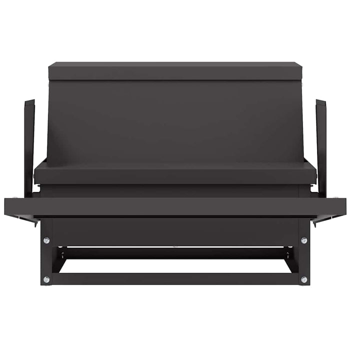 Mangiatore a Pedale per Pollo Nero 50 x 40 x 29 cm 874699