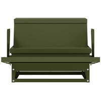 Mangiatore a Pedale per Pollo Verde oliva 50 x 40 x 29 cm 874700