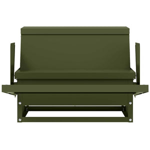 Mangiatore a Pedale per Pollo Verde oliva 50 x 40 x 29 cm 874700