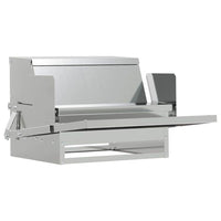 Mangiatore a Pedale per Pollo Argento 50 x 40 x 29 cm 874701