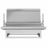 Mangiatore a Pedale per Pollo Argento 50 x 40 x 29 cm 874701