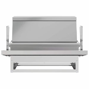 Mangiatore a Pedale per Pollo Argento 50 x 40 x 29 cm 874701