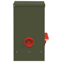 Feeder per pollo 2 pcs Verde oliva 60.5 x 29 x 51 cm 879979