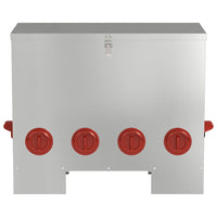 Feeder per pollo 2 pcs Argento 60.5 x 29 x 51 cm 879980