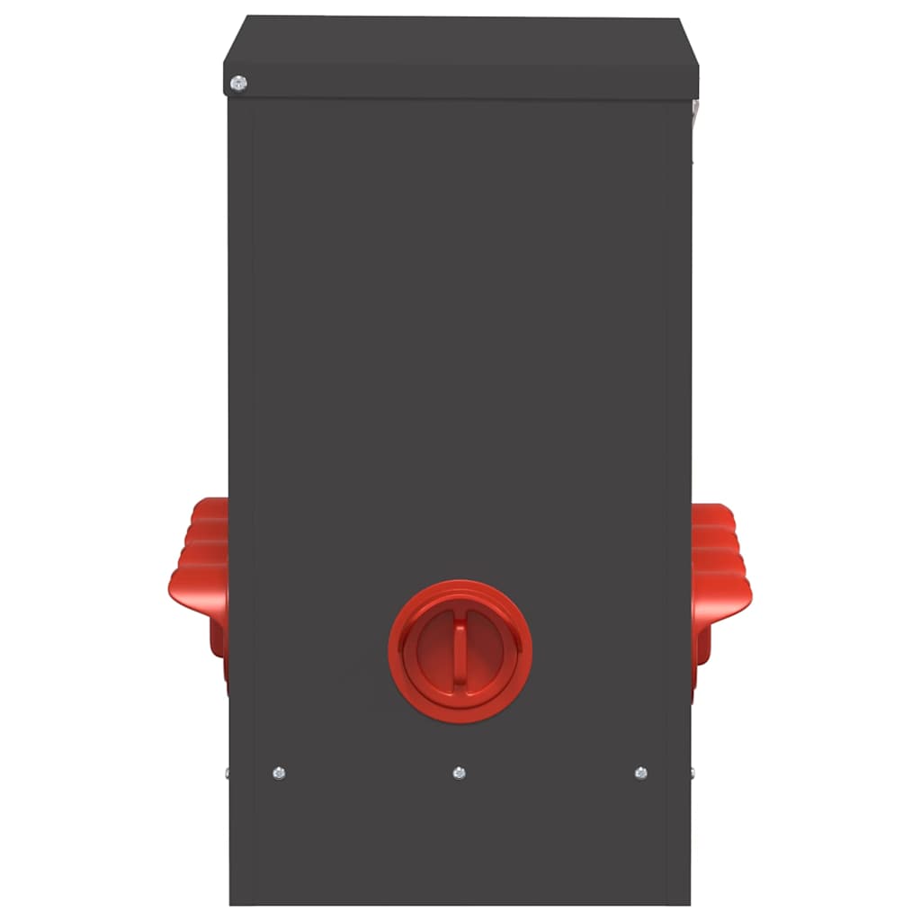 Feeder per pollo 2 pcs Nero 60.5 x 29 x 51 cm 879981