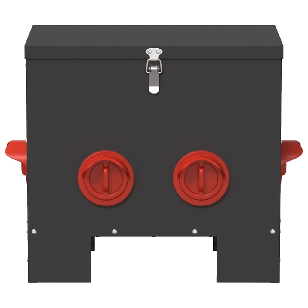 Feeder per pollo 2 pcs Nero 60.5 x 29 x 51 cm 879984