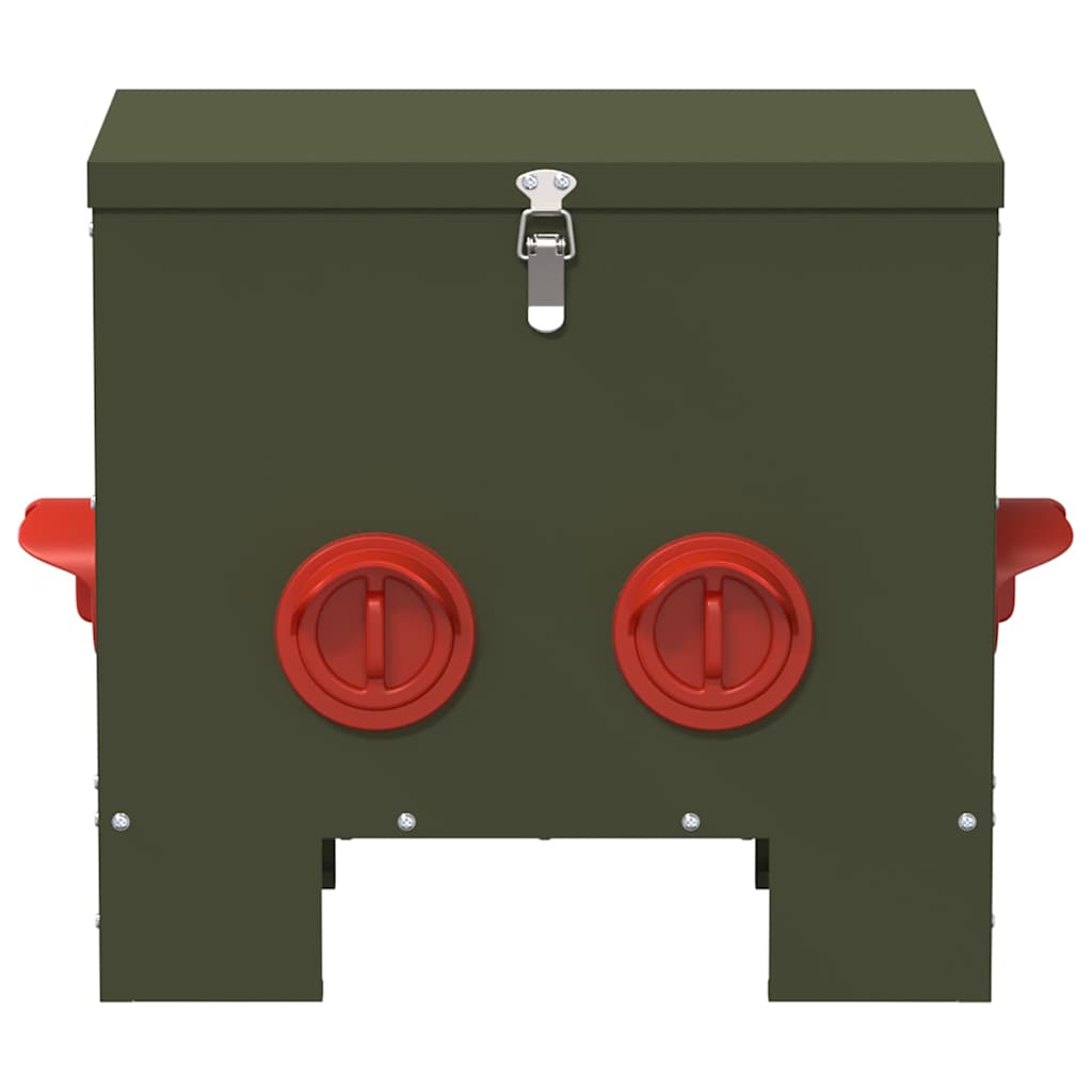 Feeder per pollo 2 pcs Verde oliva 60.5 x 29 x 51 cm 879985