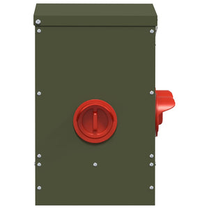 Feeder per pollo 2 pcs Verde oliva 60.5 x 29 x 51 cm 879985